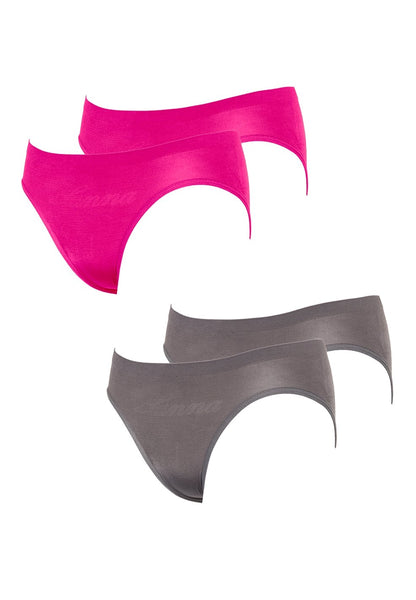 Low-Waist Underwear 低腰竹炭內褲(4件) 1109 - Sunna Character