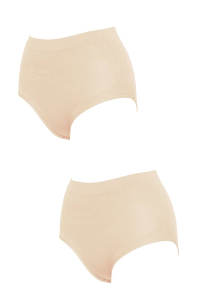 Mid-Waist Slim Wear 中腰竹炭瘦身內褲(2件) 1169 - Sunna Character