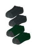 Copy of Low Cut Trainer Socks with Bamboo Charcoal for Men (4 pairs) - Sunna Character