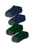 Copy of Low Cut Trainer Socks with Bamboo Charcoal for Men (4 pairs) - Sunna Character