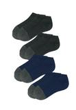 Copy of Low Cut Trainer Socks with Bamboo Charcoal for Men (4 pairs) - Sunna Character