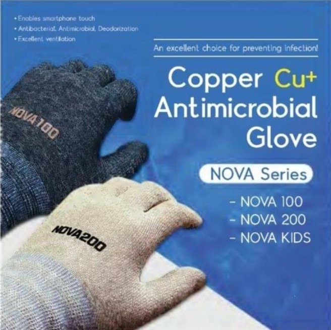 Copper Antibacterial Gloves 抗菌銅可清洗重用手套 - Sunna Character