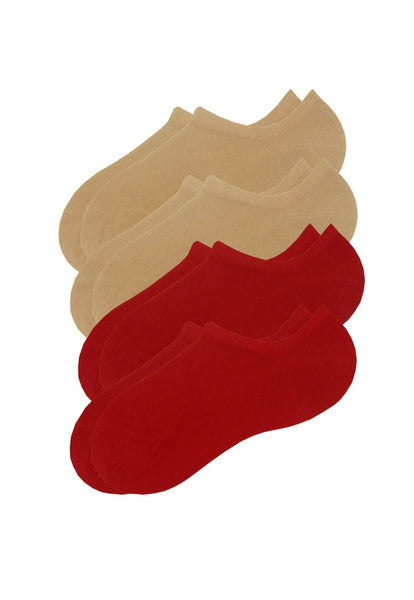 Invisible Ankle Socks (4 pairs) - Sunna Character