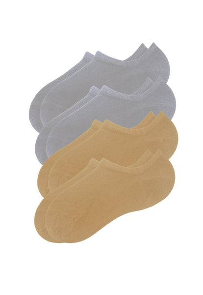 Invisible Ankle Socks (4 pairs) - Sunna Character