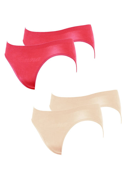Low-Waist Underwear 低腰竹炭內褲(4件) 1109 - Sunna Character