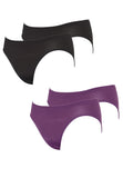 Low-Waist Underwear 低腰竹炭內褲(4件) 1109 - Sunna Character
