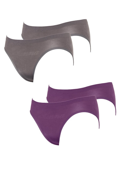 Low-Waist Underwear 低腰竹炭內褲(4件) 1109 - Sunna Character