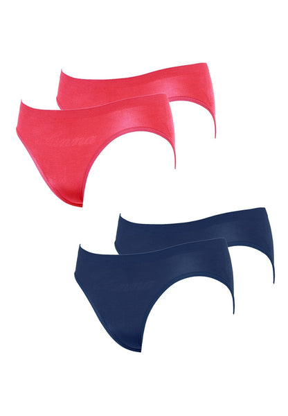 Low-Waist Underwear 低腰竹炭內褲(4件) 1109 - Sunna Character