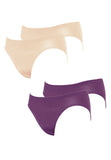 Low-Waist Underwear 低腰竹炭內褲(4件) 1109 - Sunna Character
