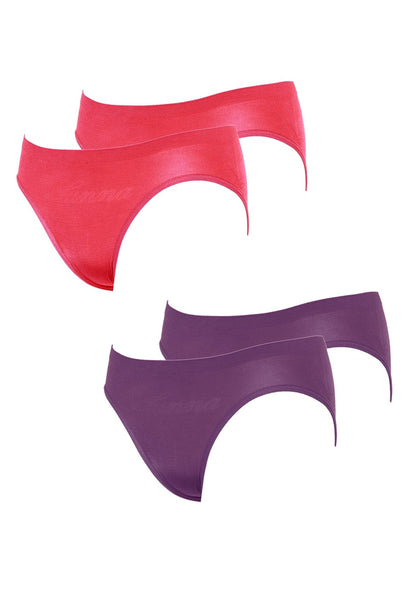 Low-Waist Underwear 低腰竹炭內褲(4件) 1109 - Sunna Character