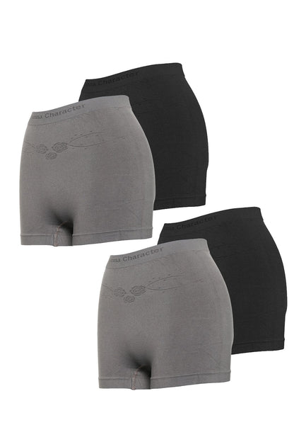 Mid-Waist Knickers 中腰竹炭短褲仔(3件) 1103 - Sunna Character