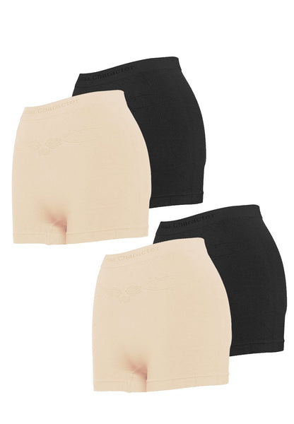 Mid-Waist Knickers 中腰竹炭短褲仔(3件) 1103 - Sunna Character
