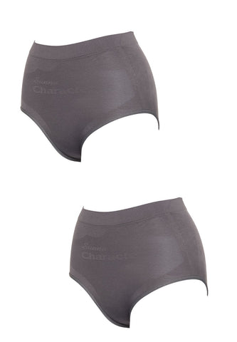Mid-Waist Slim Wear 中腰竹炭瘦身內褲(2件) 1169 - Sunna Character